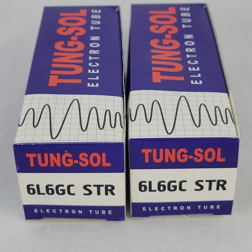 Matched pair tung sol - matched, 6l6gc