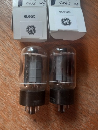 Pair 6l6gc tubes tested - tubes,,